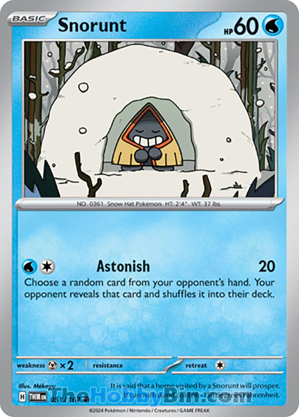 Snorunt Twilight Masquerade Common #051/167