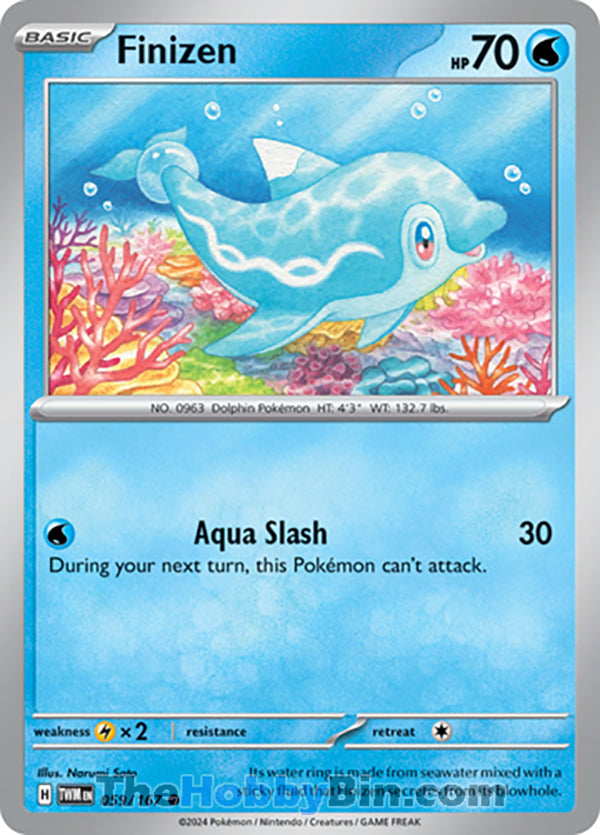 Finizen #59/167 Common - Twilight Masquerade Pokemon card