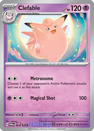 0079 Clefable Uncommon Twilight Masquerade