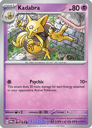 0081 Kadabra Common Twilight Masquerade