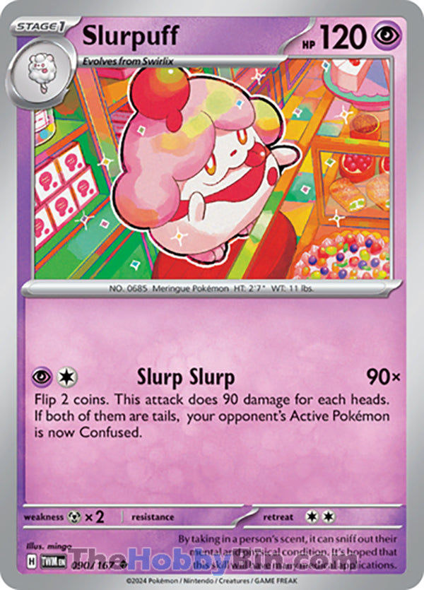 Slurpuff Twilight Masquerade Uncommon #090/167