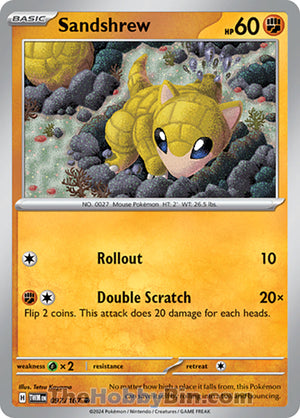 0097 Sandshrew Common Twilight Masquerade