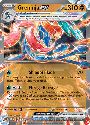 0106 Greninja ex Double Rare Twilight Masquerade