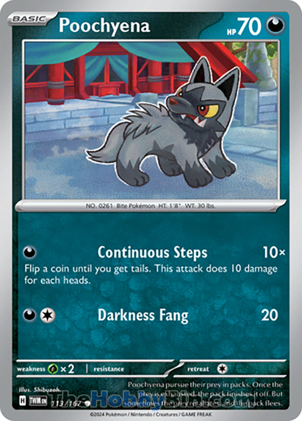 Poochyena Twilight Masquerade Common #113/167