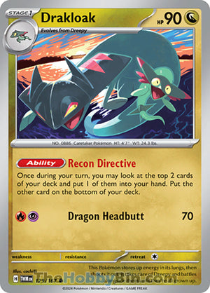 0129 Drakloak Common Twilight Masquerade