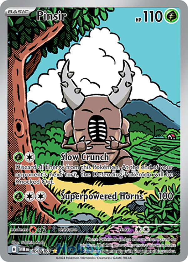 Pinsir Twilight Masquerade Illustration Rare #168/167