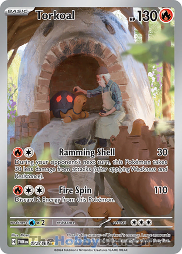 0172 Torkoal Illustration Rare Twilight Masquerade
