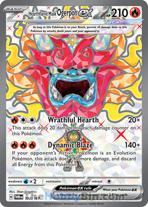 0192 Hearthflame Mask Ogerpon ex Ultra Rare Twilight Masquerade