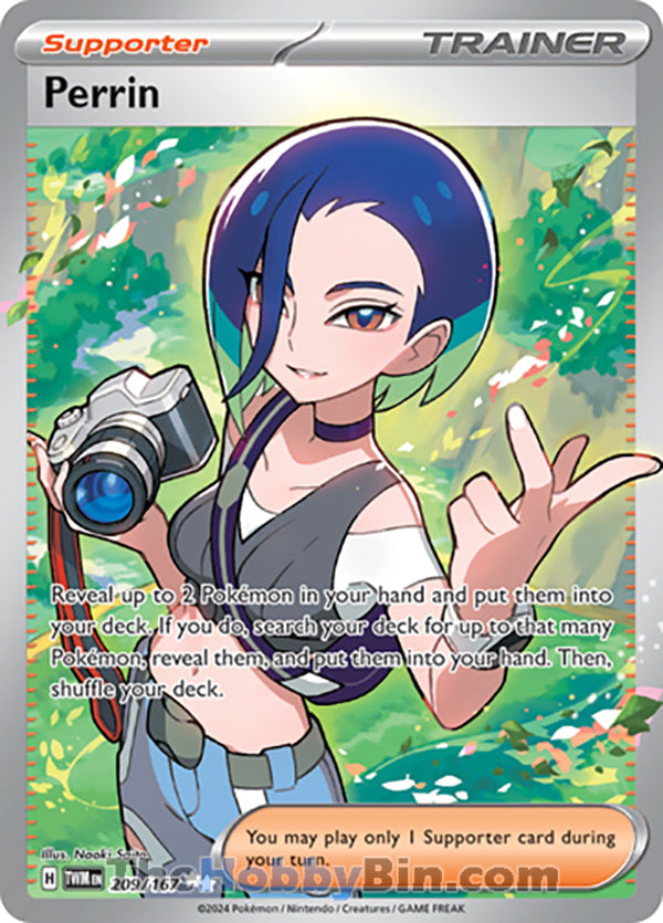 Perrin #209/167 Ultra Rare - Twilight Masquerade Pokemon card