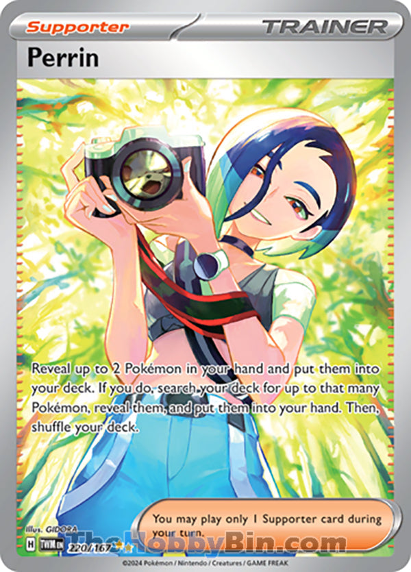 Perrin #220/167 Special Illustration Rare - Twilight Masquerade Pokemon card