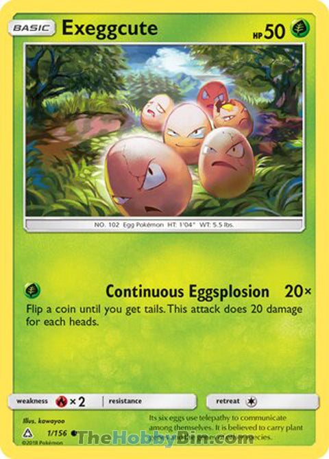 Exeggcute Ultra Prism Common #1/156