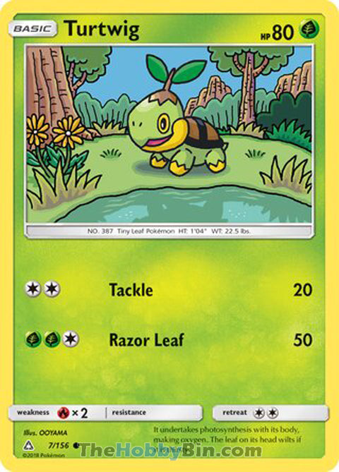 Turtwig Ultra Prism Common #7/156