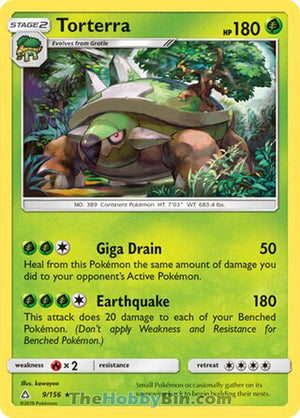 0009 Torterra Holo Rare Ultra Prism