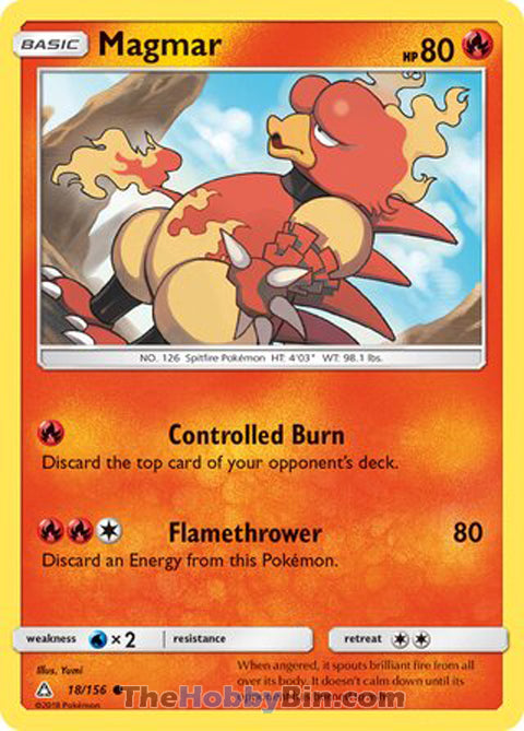 Magmar Ultra Prism Common #18/156