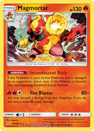 0019 Magmortar Holo Rare Ultra Prism