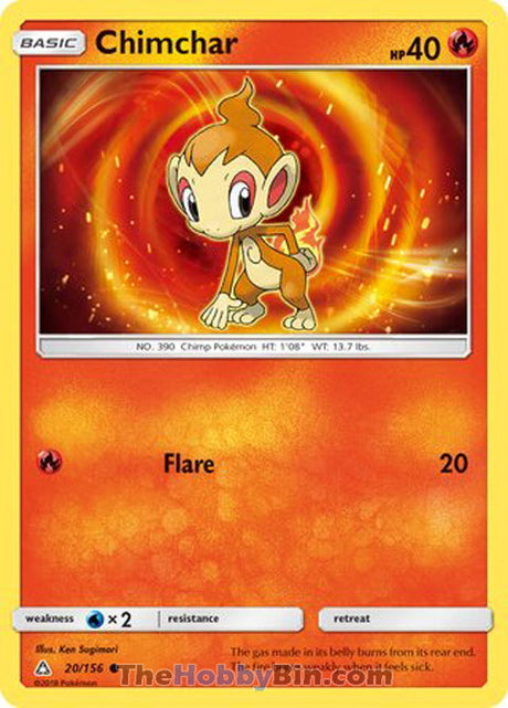 Chimchar Ultra Prism Common #20/156