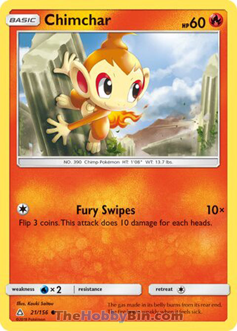 Chimchar Ultra Prism Common #21/156