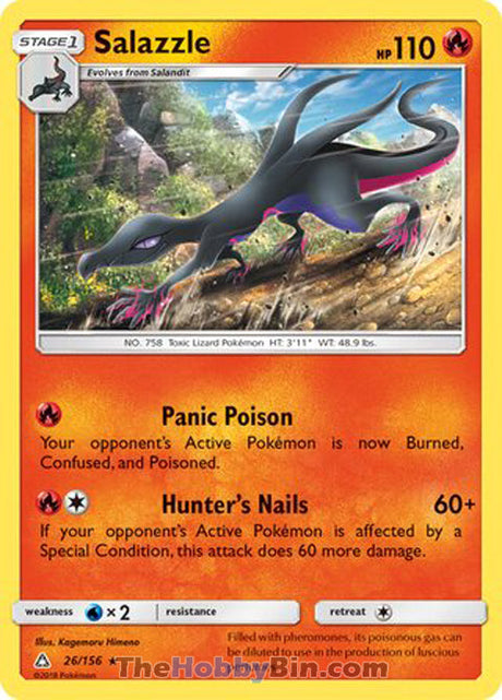 Salazzle Ultra Prism Rare #26/156