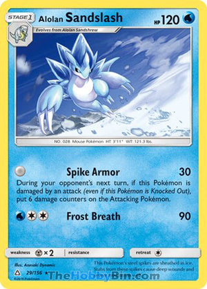 0029 Alolan Sandslash Rare Ultra Prism