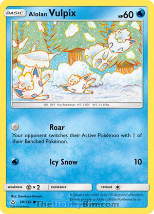 0030 Alolan Vulpix Common Ultra Prism