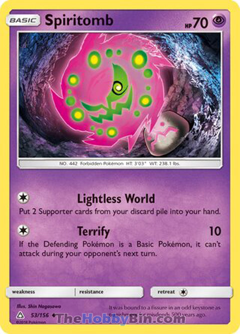 Spiritomb Ultra Prism Uncommon #53/156