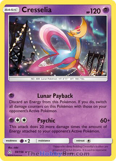 0059 Cresselia Holo Rare Ultra Prism