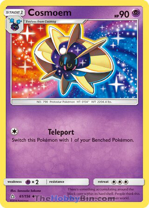 Cosmoem #61/156 Uncommon - Ultra Prism Pokemon card