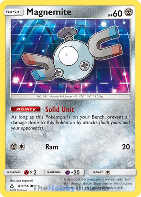 Magnemite Ultra Prism Common #81/156