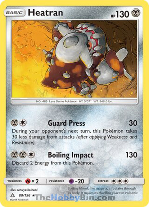 0088 Heatran Holo Rare Ultra Prism