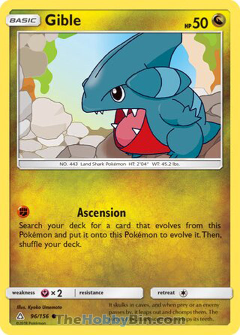 Gible Ultra Prism Common #96/156