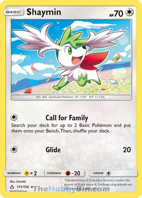 Shaymin Ultra Prism Rare #111/156