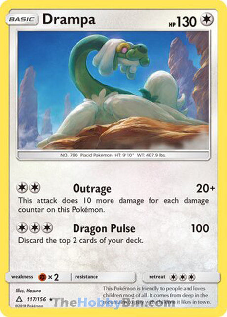 Drampa Ultra Prism Holo Rare #117/156