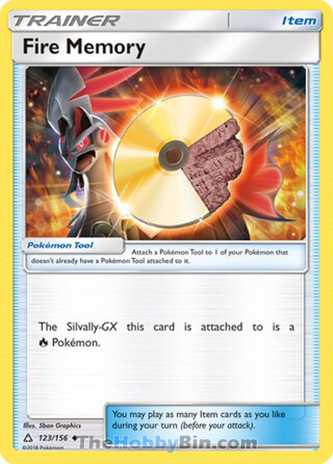 Fire Memory #123/156 Uncommon - Ultra Prism Pokemon card