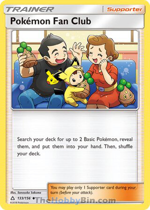 Pokemon Fan Club #133/156 Uncommon - Ultra Prism Pokemon card
