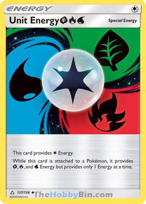 Unit Energy GRW #137/156 Uncommon - Ultra Prism Pokemon card