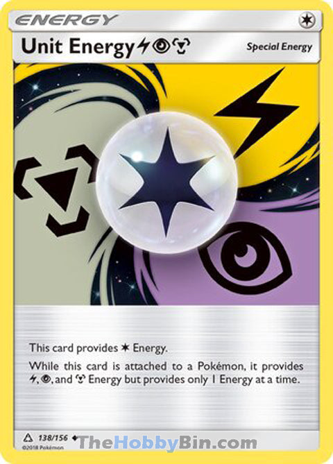 Unit Energy LPM #138/156 Uncommon - Ultra Prism Pokemon card