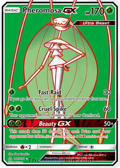 Pheromosa GX Ultra Prism Ultra Rare #140/156