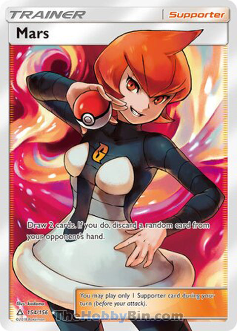 Mars #154/156 Ultra Rare - Ultra Prism Pokemon card