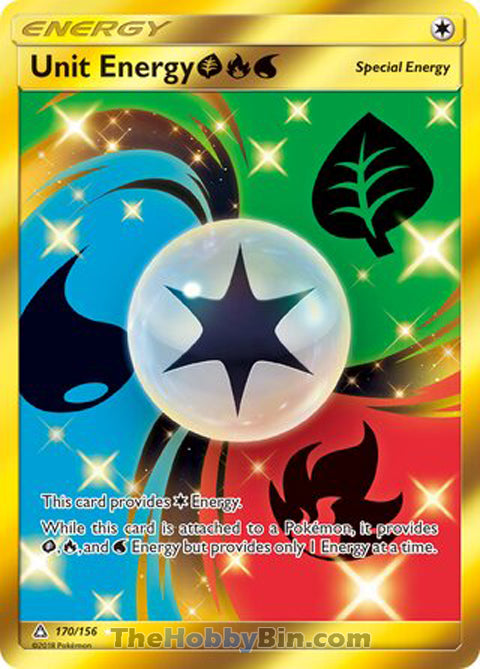 Unit Energy GRW #170/156 Secret Rare - Ultra Prism Pokemon card