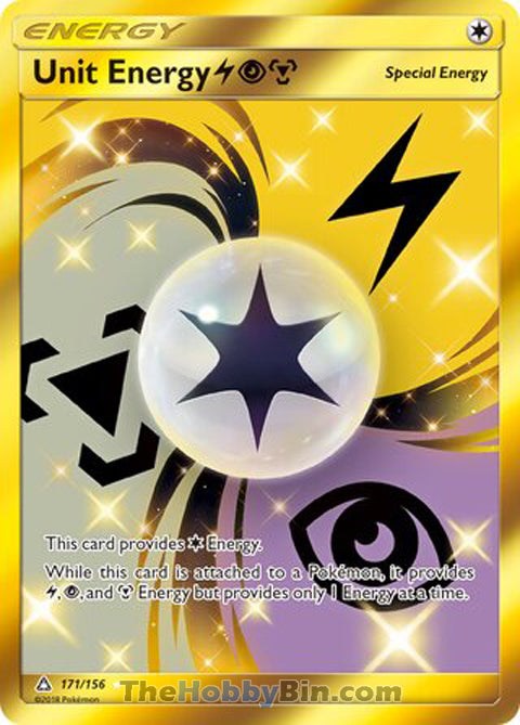 Unit Energy LPM #171/156 Secret Rare - Ultra Prism Pokemon card