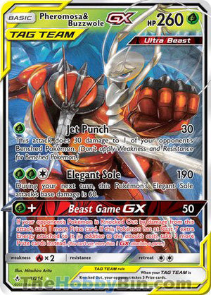 0001 Pheromosa & Buzzwole GX Ultra Rare Unbroken Bonds