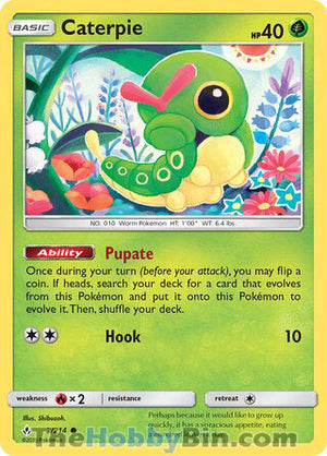 0002 Caterpie Common Unbroken Bonds