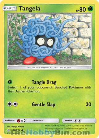 Tangela #16/214 Common - Unbroken Bonds Pokemon card