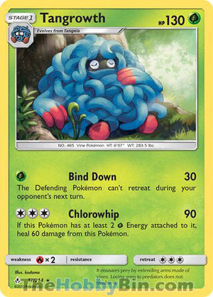 0017 Tangrowth Rare Unbroken Bonds