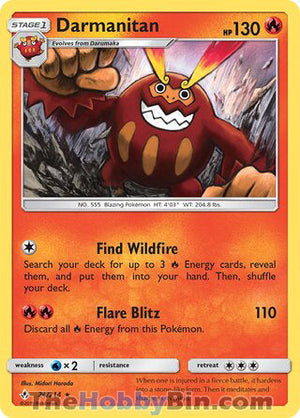 0024 Darmanitan Rare Unbroken Bonds