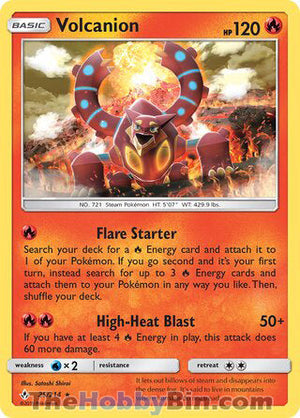 0025 Volcanion Holo Rare Unbroken Bonds