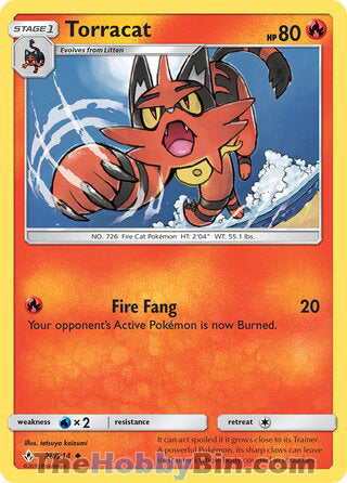 Torracat #28/214 Uncommon - Unbroken Bonds Pokemon card