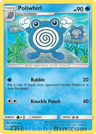 Poliwhirl #38/214 Uncommon - Unbroken Bonds Pokemon card