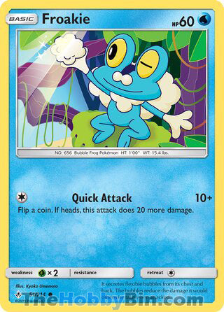 Froakie #51/214 Common - Unbroken Bonds Pokemon card