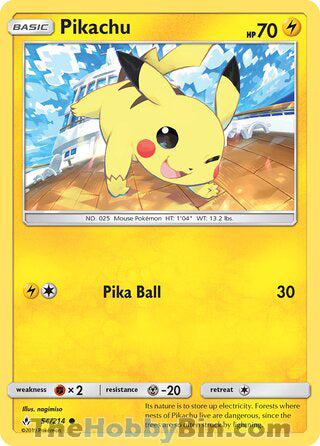 0054 Pikachu Common Unbroken Bonds